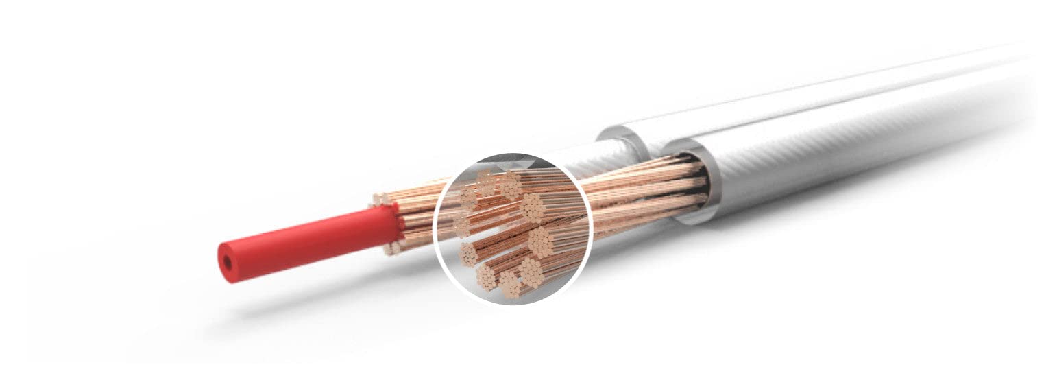 Amazon | QED XT25 終端スピーカーケーブル – 2mペア | QED