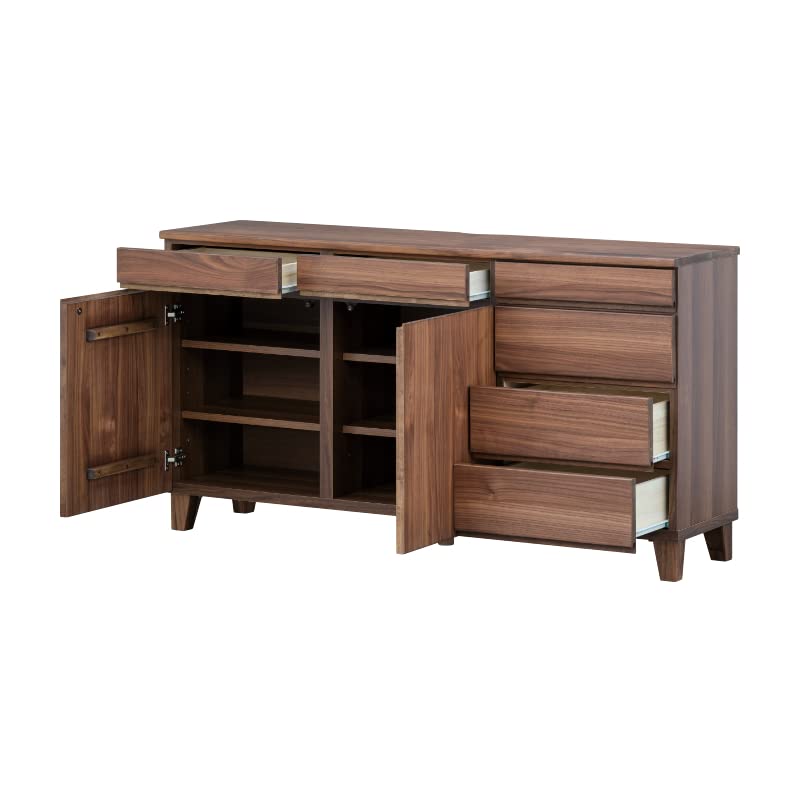 Amazon｜ISSEIKI サイドボード【組立品】リビングキャビネット