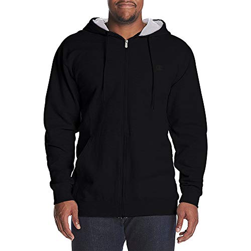 Champion Big and Tall Black Zip Up Hoodie for Men at Amazon Men's