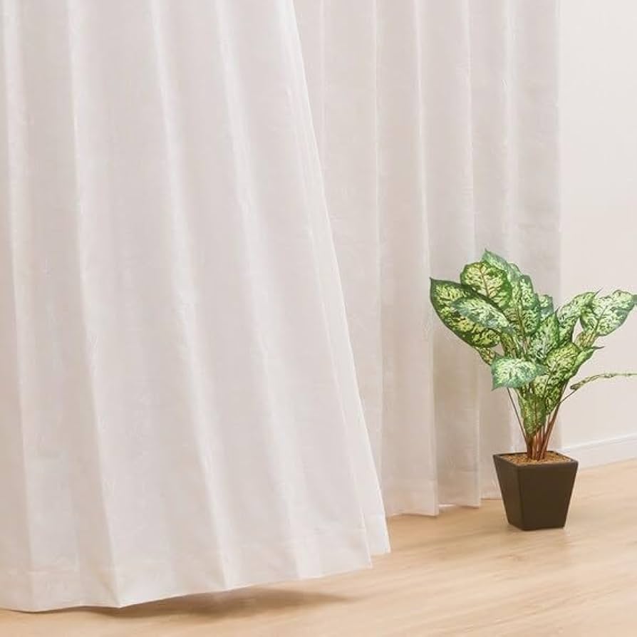 Amazon｜ニトリ(NITORI) 裏地付き 遮光2級 遮熱 カーテン メリア 幅100