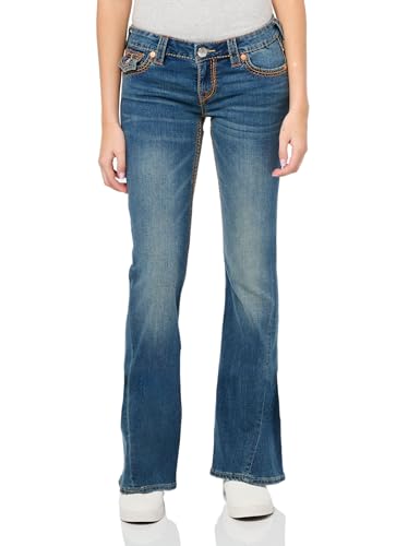 True Religion Brand Jeans Joey Lowrise Flare Super T Jean, Marina