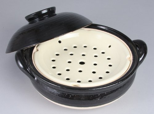 Amazon｜長谷園 土鍋 ヘルシー 蒸し鍋 大 31 cm 3000 ml 3-5人用 直火