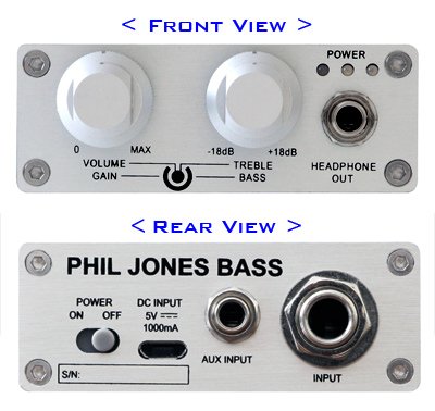 Amazon | Phil Jones Bass/モバイルヘッドホンアンプ BigHead HA-1