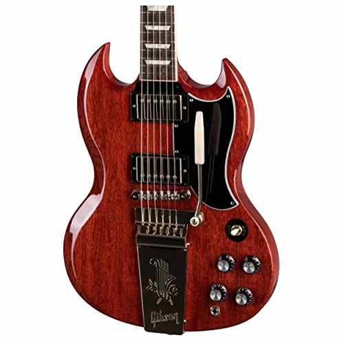 Amazon | Gibson SG Standard 61 Maestro Vibrola Vintage Cherry SG