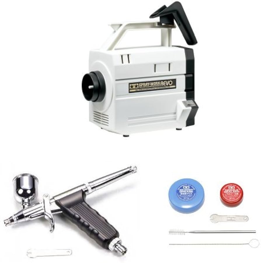 Amazon | 【セット商品】 タミヤ スプレーワーク HG コンプレッサー