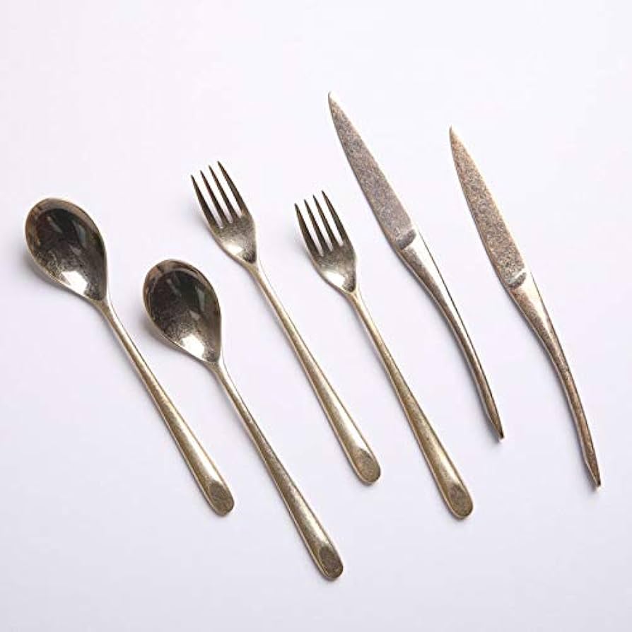 Amazon | カトラリーセット ヴィンテージ風 カトラリー アンティーク