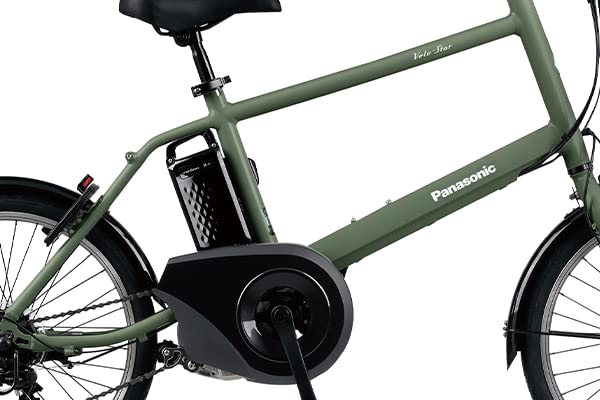 パナソニック ベロスター マットオリーブ 電動自転車 バッテリー付き