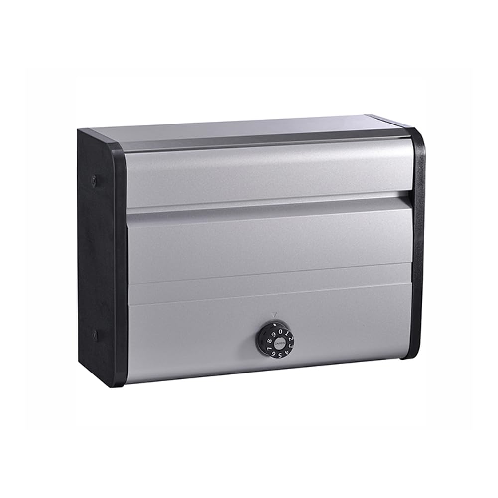 防滴壁付薄型ポスト ポステック CSPー106Dシルバー (前入れ前出し