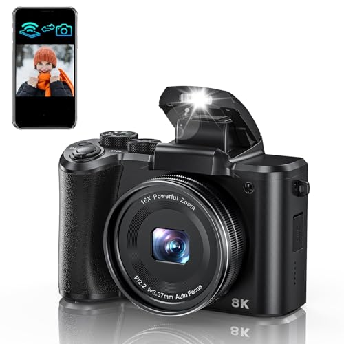Amazon | 8K デジタルカメラ 8800万画素 デジカメ スマホに送れる