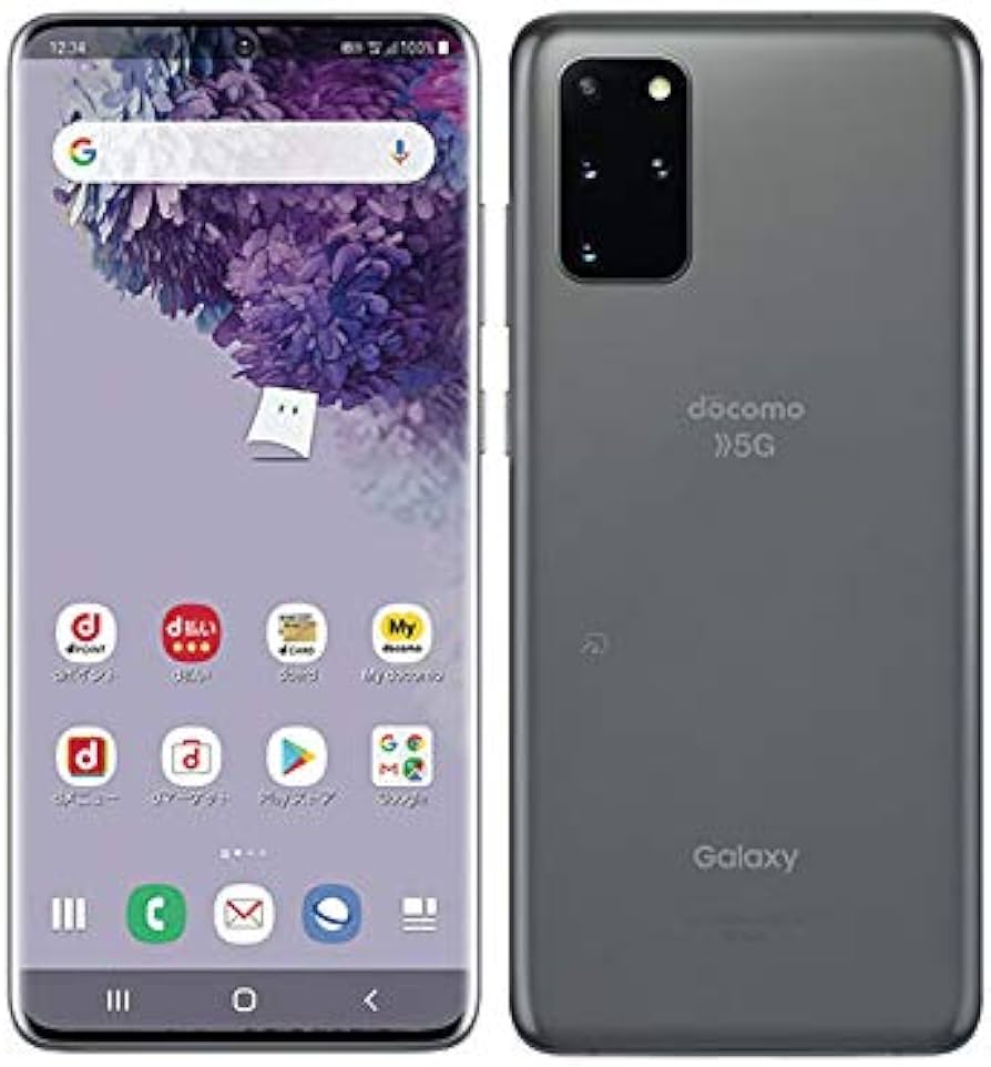 Amazon.co.jp: docomo Galaxy S20+ 5G SC-52A SIM Unlocked Cosmic