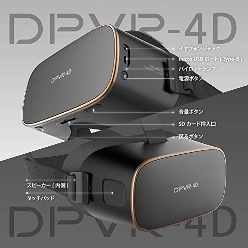 Amazon | [L.A.B] スタンドアローン型VRヘッドマウント DPVR-4D 艶消し