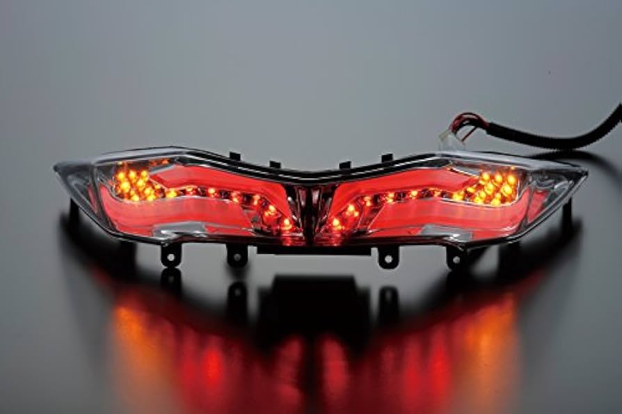 Amazon | ポッシュ(POSH) バイク用品 ライトバーカスタムテールランプ