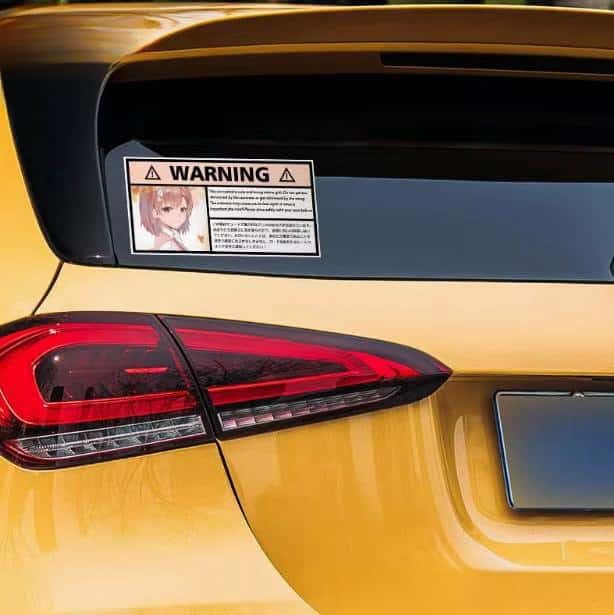 Amazon.co.jp: とある科学の超電磁砲 車ステッカー 反射ステッカー