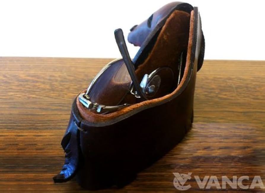 Amazon.co.jp: 本革 メガネスタンド ダックスフンド 【VANCA