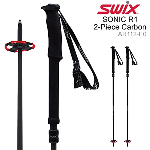 Amazon | SWIX(スウィックス) スキーポール 2023 SONIC R1 ブラック