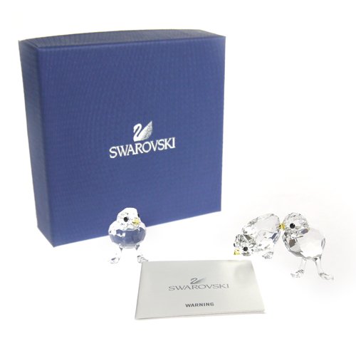 SWAROVSKIスワロフスキー ひよこトリオ 箱入り SWAROVSKI