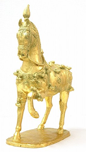 Amazon.co.jp: 富永直樹『カンタカ』馬 ウマ 午 ブロンズ像 銅像 彫像