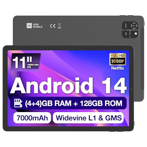 Amazon.co.jp: タブレット 11 インチ Android14 Widevine L1対応 8GB+