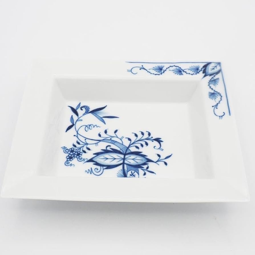 Amazon.co.jp: マイセン MEISSEN ブルーオニオン スクエア トレー