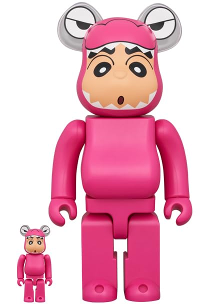 Amazon.co.jp: BE@RBRICK ワニ山さんしんちゃん 100％ & 400％ : おもちゃ