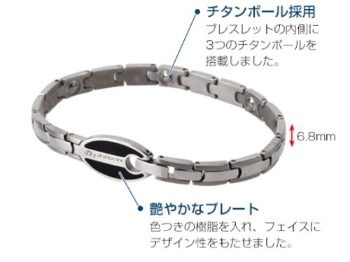 Amazon | ファイテン(phiten) ブレスレット ハードコート チタンブレス