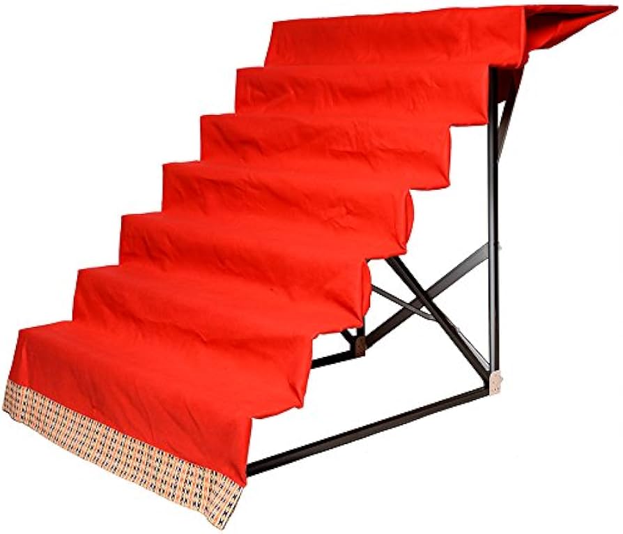 Amazon | 【人形の伏見屋】【ひな段】【雛人形】30号七段赤毛氈付