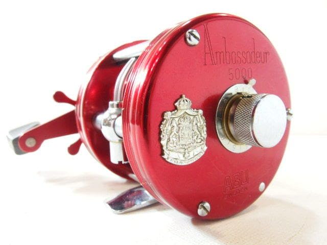 Amazon | アブ ABU アンバサダー 5000 赤 右巻き ベイトリール