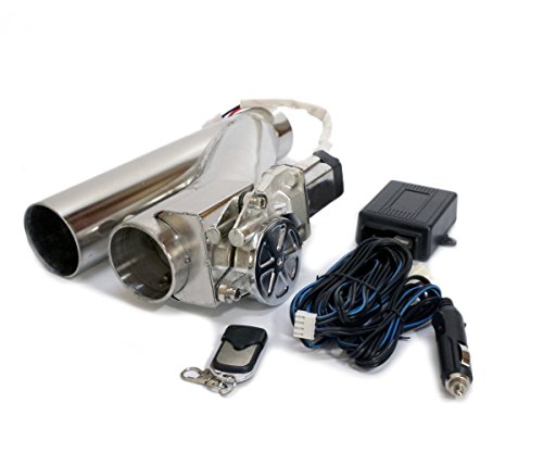 Amazon | 63mm マフラー可変バルブ バイパス リモコン付き 電動 直管