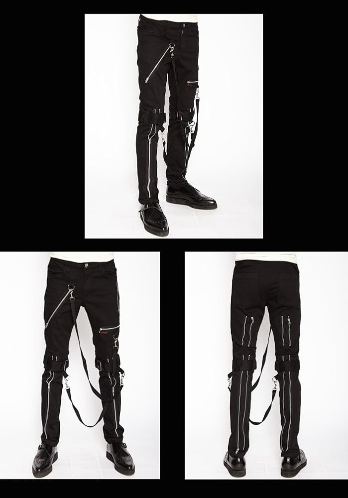 Amazon | [TRIPP NYC] zip ボンテージパンツ スキニーパンツ メンズ