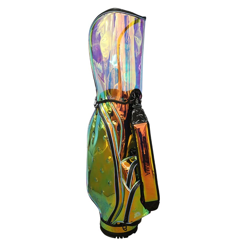 Amazon | HONMA 本間ゴルフ クリアキャディバッグ [CB12060] オーロラ