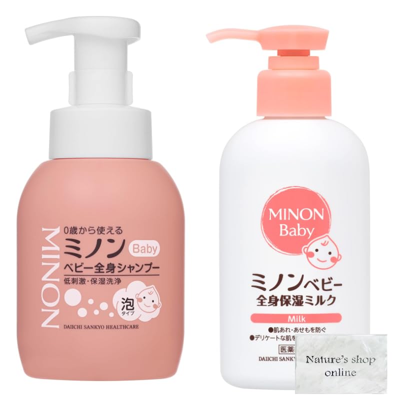 Amazon.co.jp: MINON(ミノン) ベビー全身シャンプー 泡タイプ 350mL