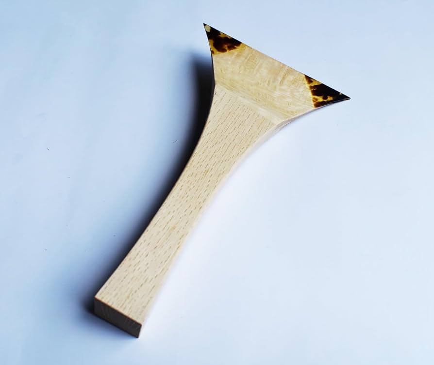 Amazon | 三味線 木 バチ 地唄 地歌 津山 ばち 75 耳 べっ甲 耳甲 開き