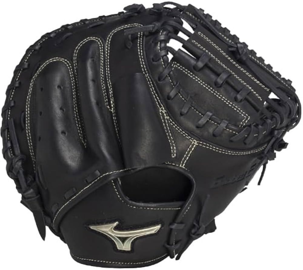 ミズノ Xa ZETT ソフトボール用 キャッチャーミット、グローブ 黒