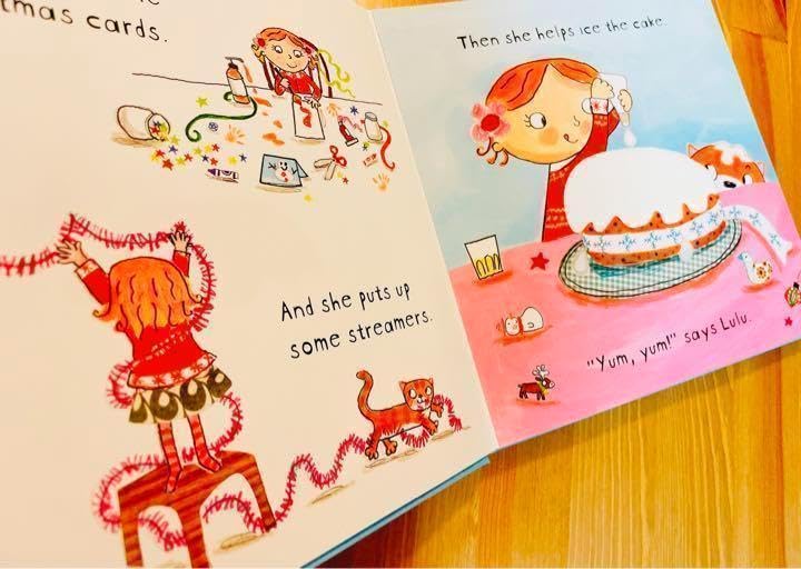 emily】Lulu's Christmasしかけ絵本 クリスマス洋書 Amazon.co.jp