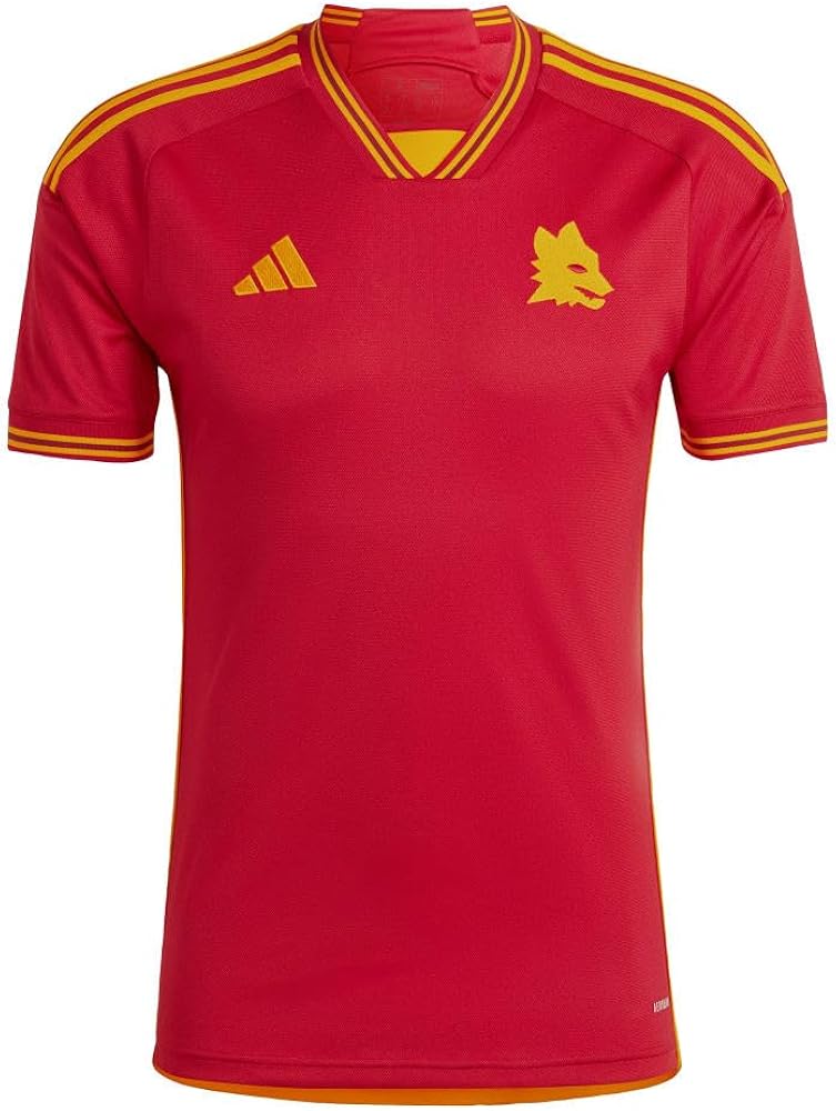 Amazon.com: adidas Men's Soccer Roma 23/24 Home Jersey