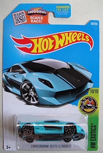 Amazon.com: 2016 HOT WHEELS HW EXOTICS 10/10 TEAL LAMBORGHINI