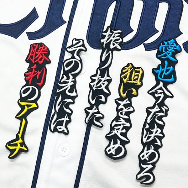 Amazon.co.jp: 西武 ライオンズ 刺繍ワッペン 西川 愛也 応援歌 黒