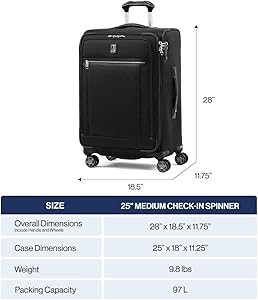 Amazon | [Travelpro] スーツケース 中型 Mサイズ 預け入れ トラベル
