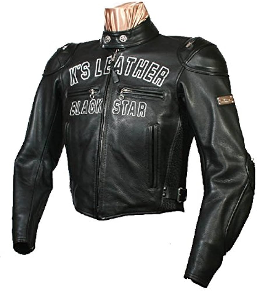 Amazon | カドヤ(KADOYA) バイク用レザージャケット BLACK STAR (A