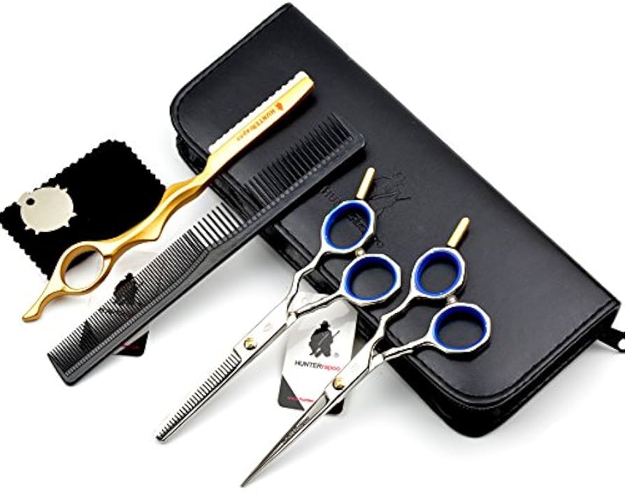 Amazon | 美容師向け 高級ステンレス製 カットシザー/セニングシザー