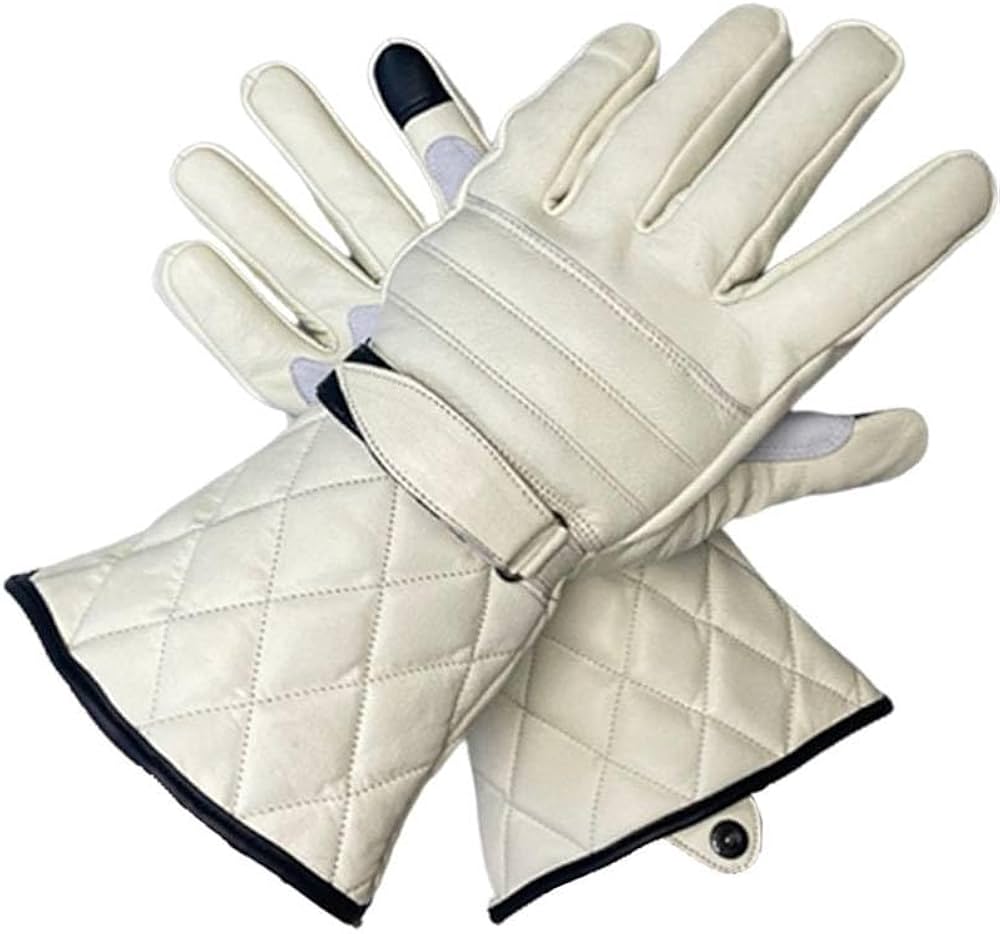 Amazon.co.jp: 【防寒・防水】 スマホタッチ対応 山羊革 ガントレット