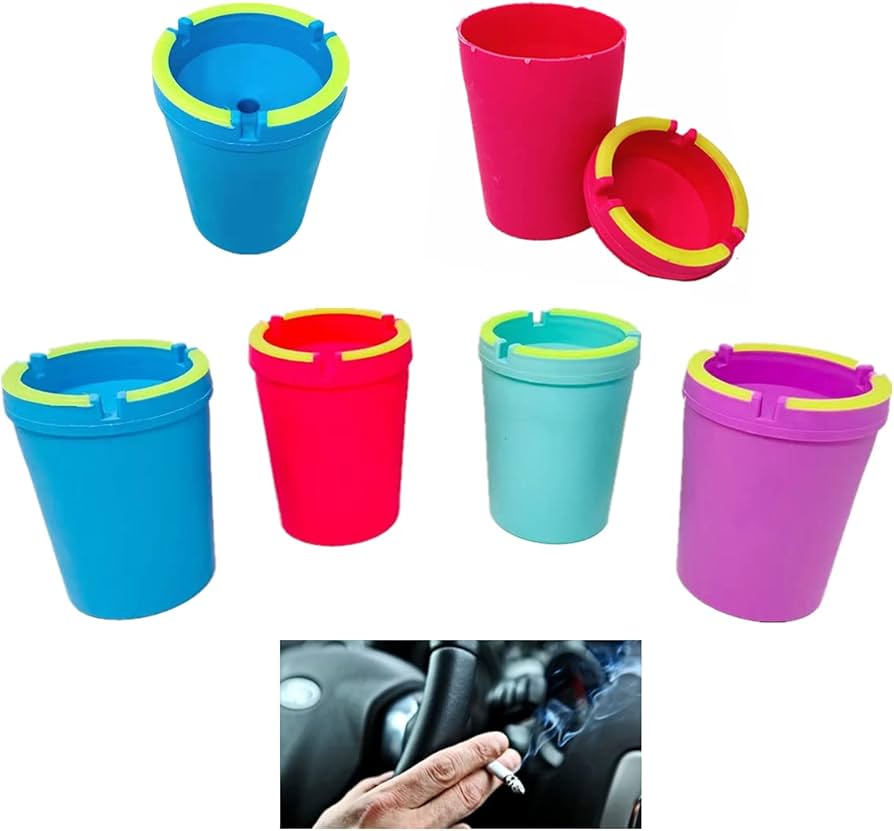 Amazon.com: (4 Pack Jumbo) Glow in the Dark Butt Bucket Ashtray
