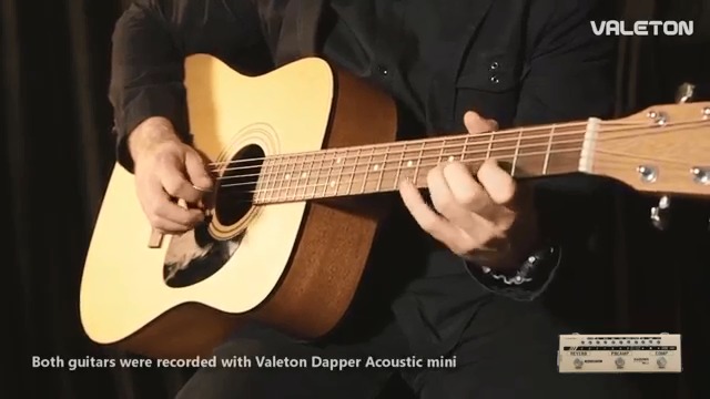 Amazon.com: VALETON Dapper Acoustic Mini Electric-Acoustic Guitar