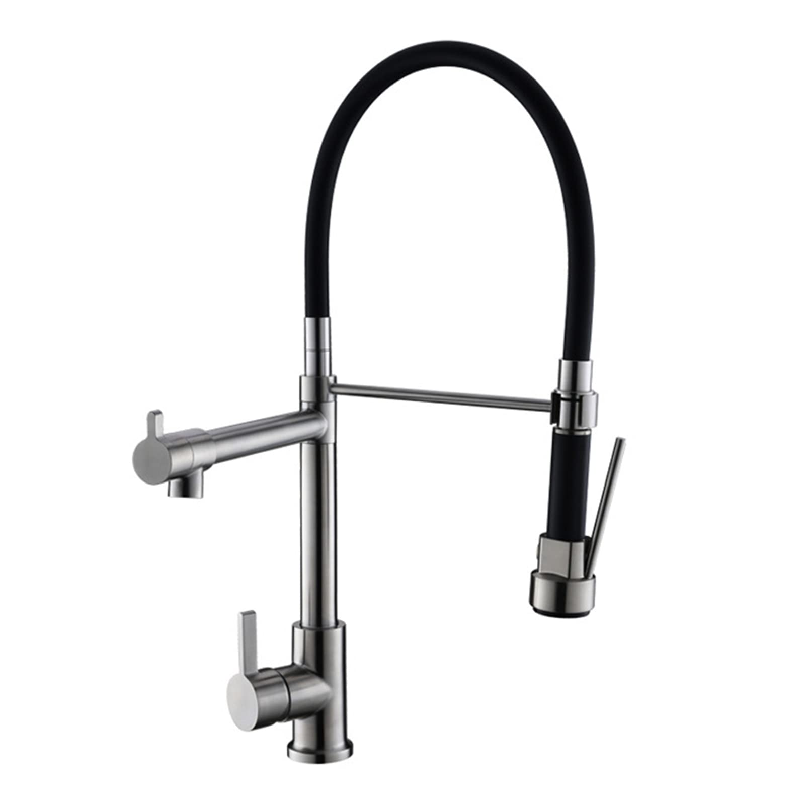 Amazon.co.jp: 業務用厨房シンク蛇口、304ステンレス鋼二重機能厨房