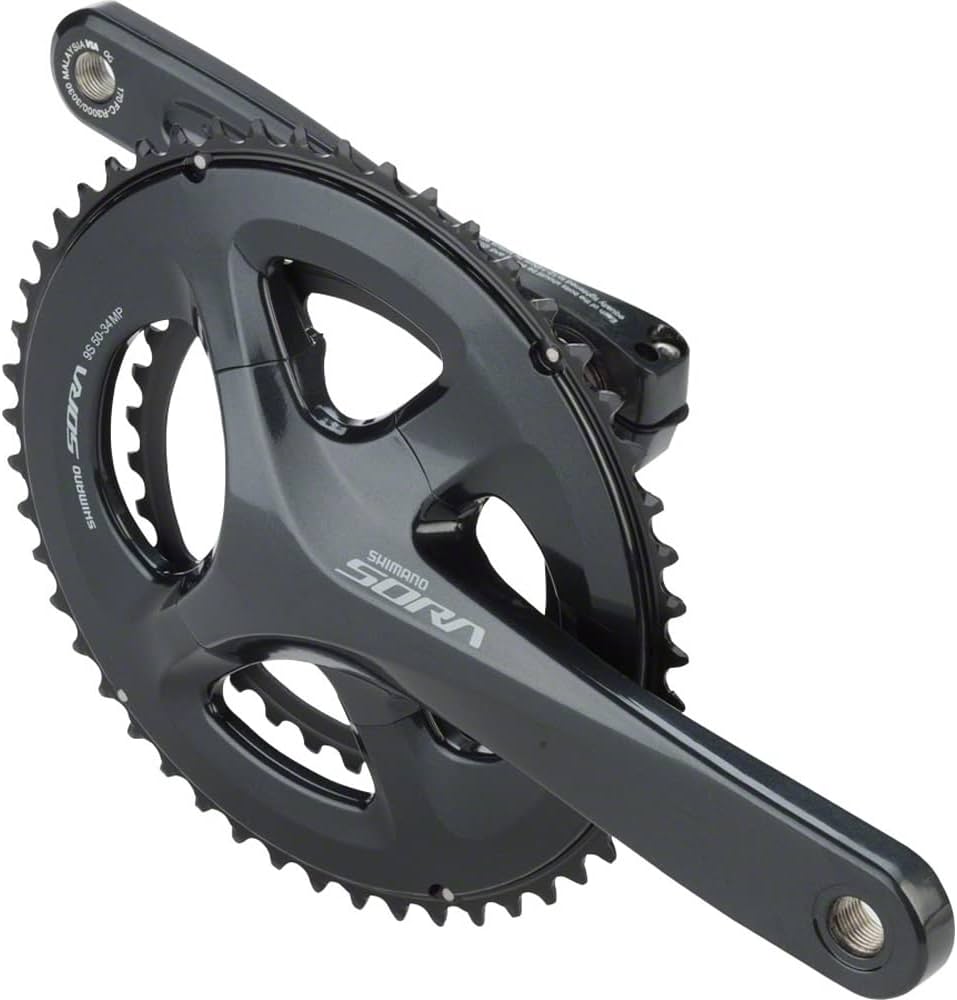 Amazon | Shimano Sora r3000 9-speed 34 / 50t 165 mm Crankset