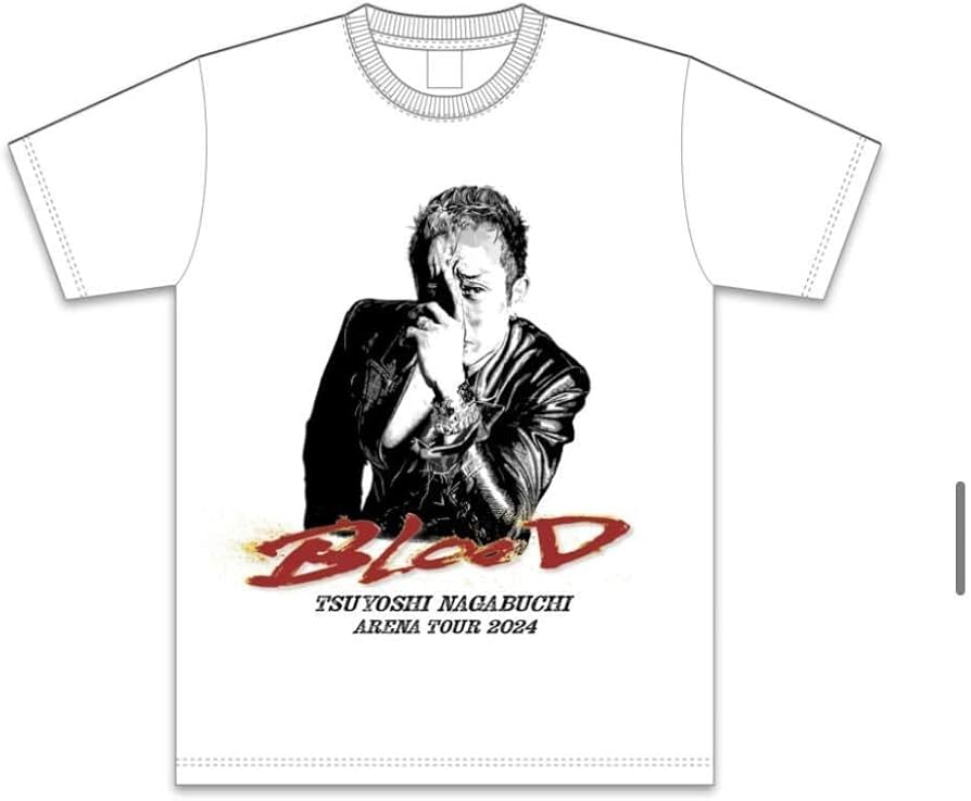 Amazon.co.jp: 長渕剛ARENA TOUR 2024 “BLOOD” ツアーTシャツ XL