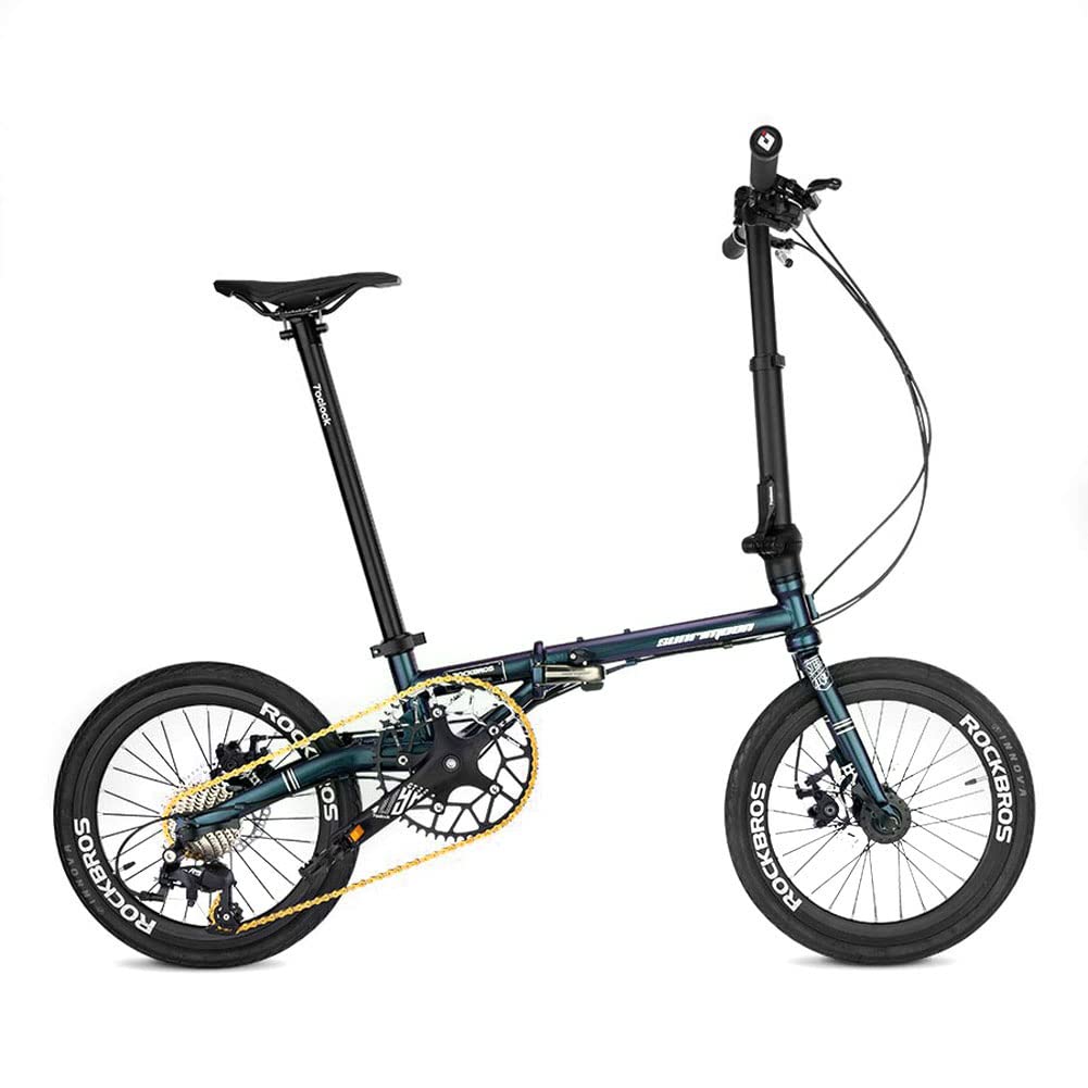 Amazon | ROCKBROS(ロックブロス) 折りたたみ自転車 ミニベロ 16インチ