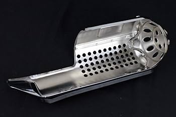 Amazon | メッキ マフラーガード ライブディオ 規制後 ヒートガード