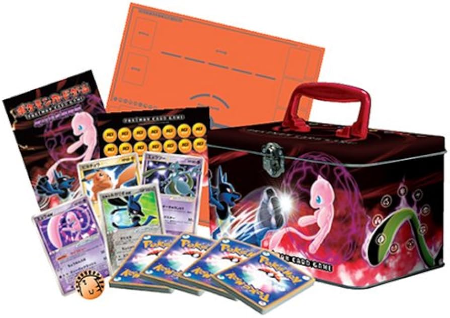 Amazon.co.jp: ポケモンカードゲーム ギフトボックス ミュウ・ルカリオ