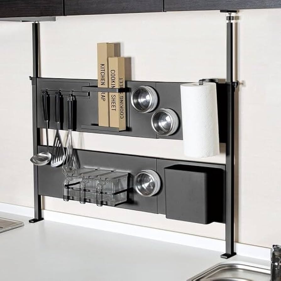 Amazon｜ニトリ(NITORI) マグネットがくっつく 伸縮つっぱりキッチン